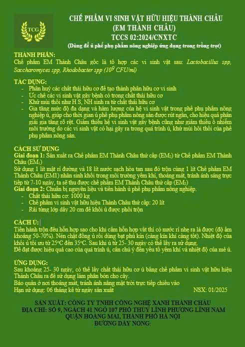Chế phẩm vi sinh vật 